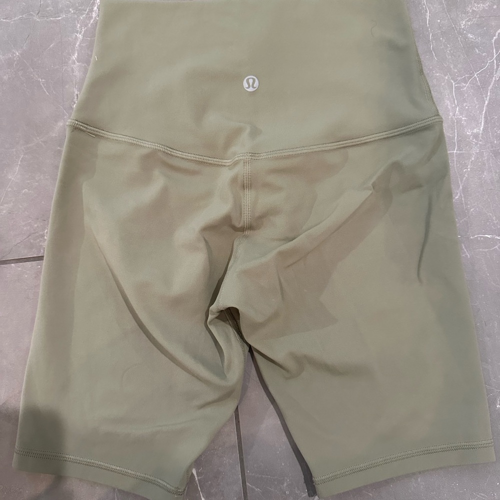 Lululemon Olive Green Biker Shorts